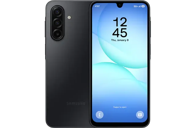 Back and front view of Galaxy A17 5G (A176) for model identification