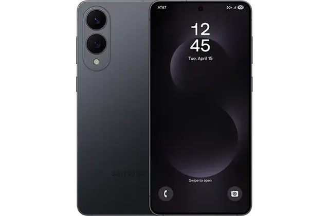 Back and front view of Galaxy S25 Edge for model identification