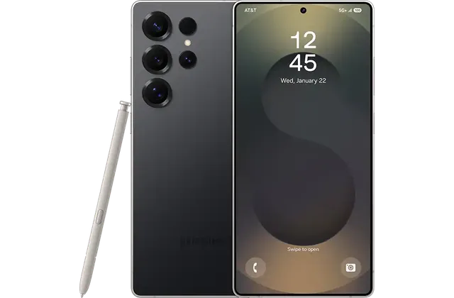 Back and front view of Galaxy S25 Ultra for model identification