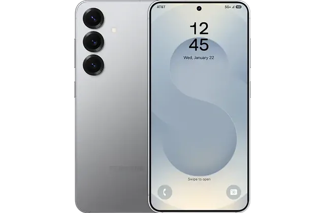 Back and front view of Galaxy S25 for model identification